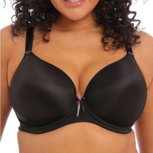 Elomi Banded Molded Bra Black Size 44DDD